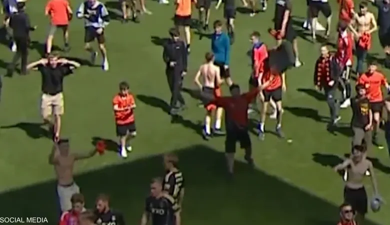 لاعب يتعرض لإصابة خطيرة