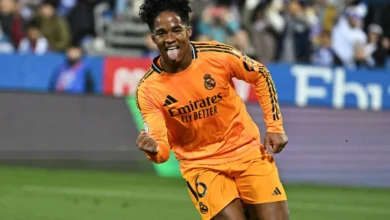 ريال مدريد يعير إندريك إلى ليون الفرنسي حتى نهاية الموسم في صفقة مدفوعة