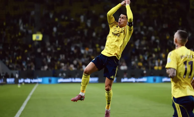 رونالدو يتألق بثنائية ويقود النصر للفوز على الأخدود بثلاثية في الدوري السعودي