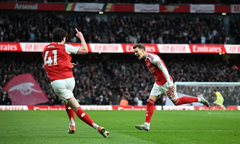 أوديغارد يقود آرسنال للفوز على برايتون واستعادة صدارة الدوري الإنجليزي
