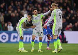 هالاند وفودين يقودان مانشستر سيتي لفوز ثمين على كريستال بالاس في الدوري الإنجليزي