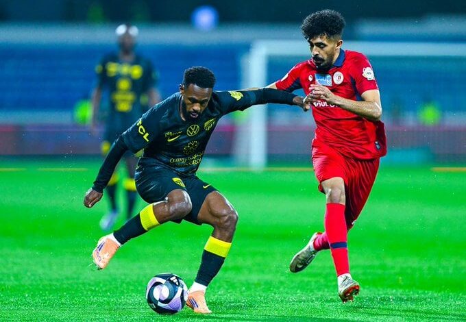 مباراة الاتحاد وضمك في الجولة 15 من دوري روشن السعودي