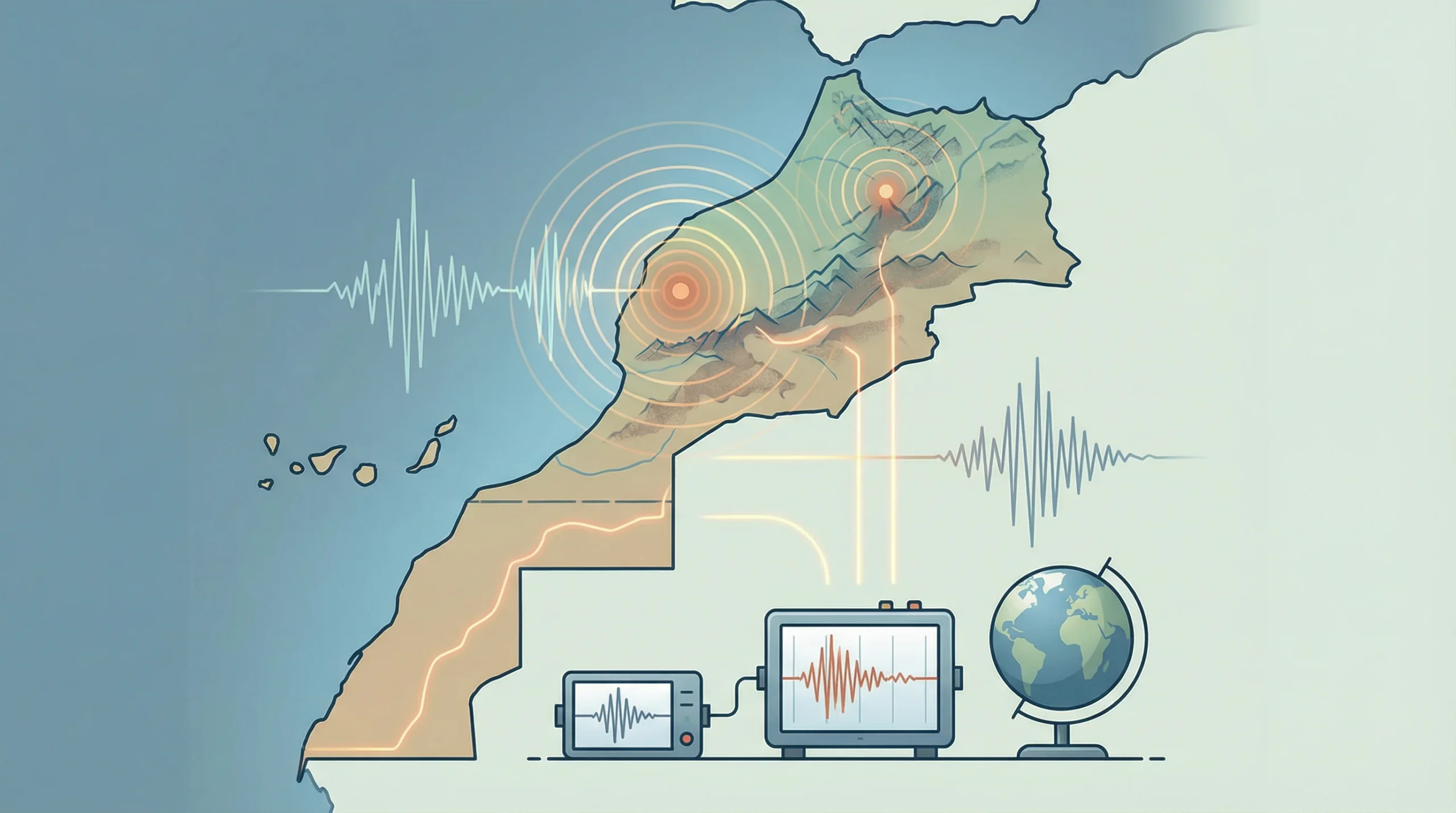 هزتان أرضيتان تضربان الحسيمة وأزيلال بالمغرب وسط نشاط زلزالي مستمر