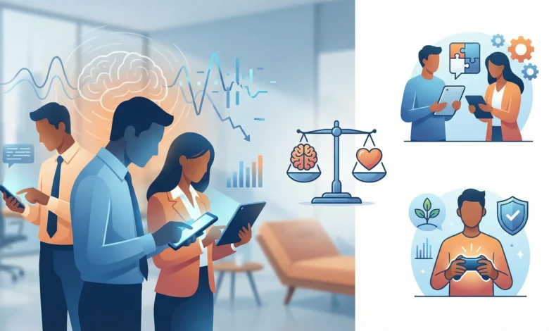 دراسة حديثة تكشف أسباب إدمان وسائل التواصل الاجتماعي والألعاب الإلكترونية لدى البالغين